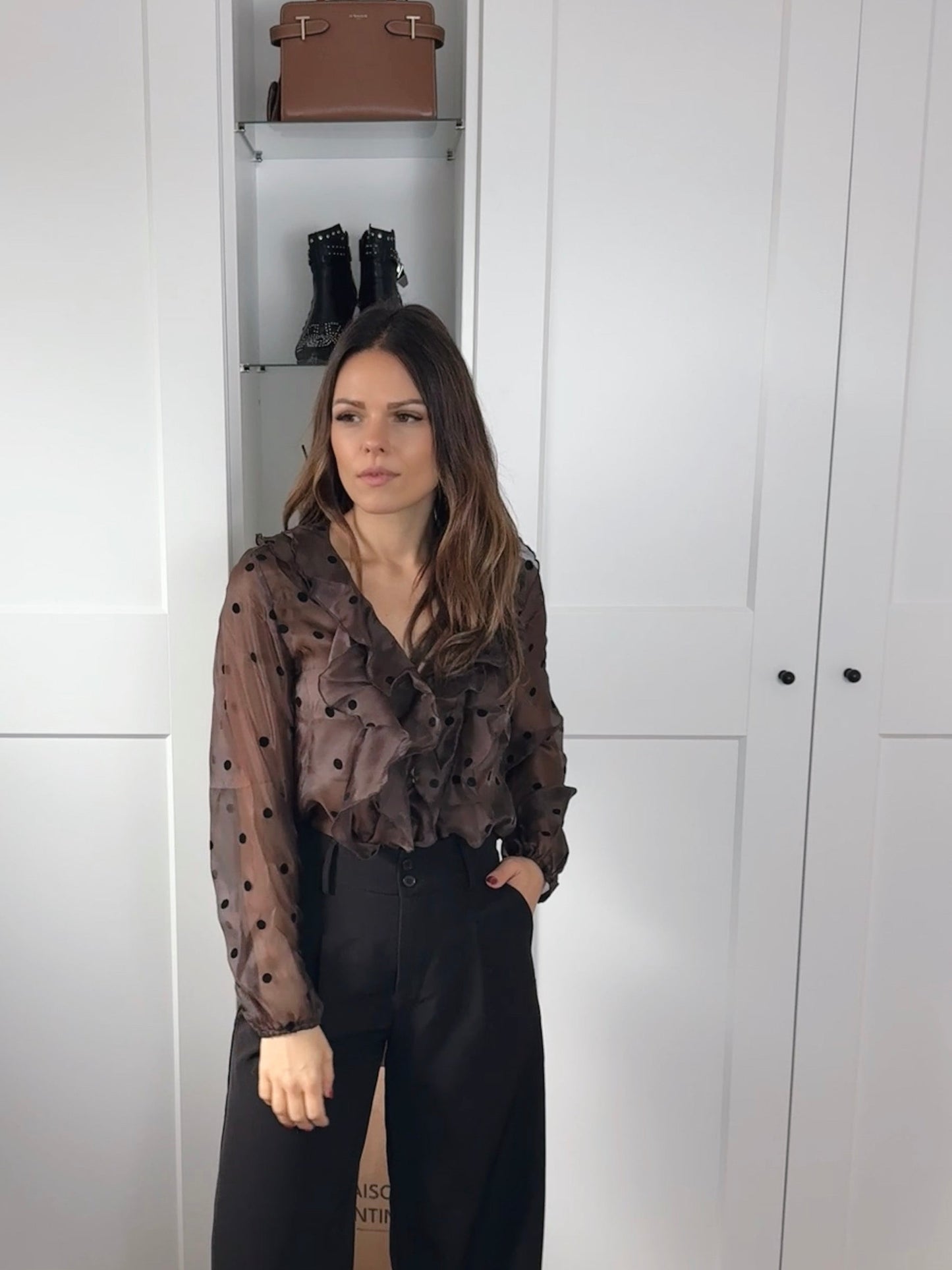 EDITH CAFE - CHEMISIER EN TRANSPARENCE