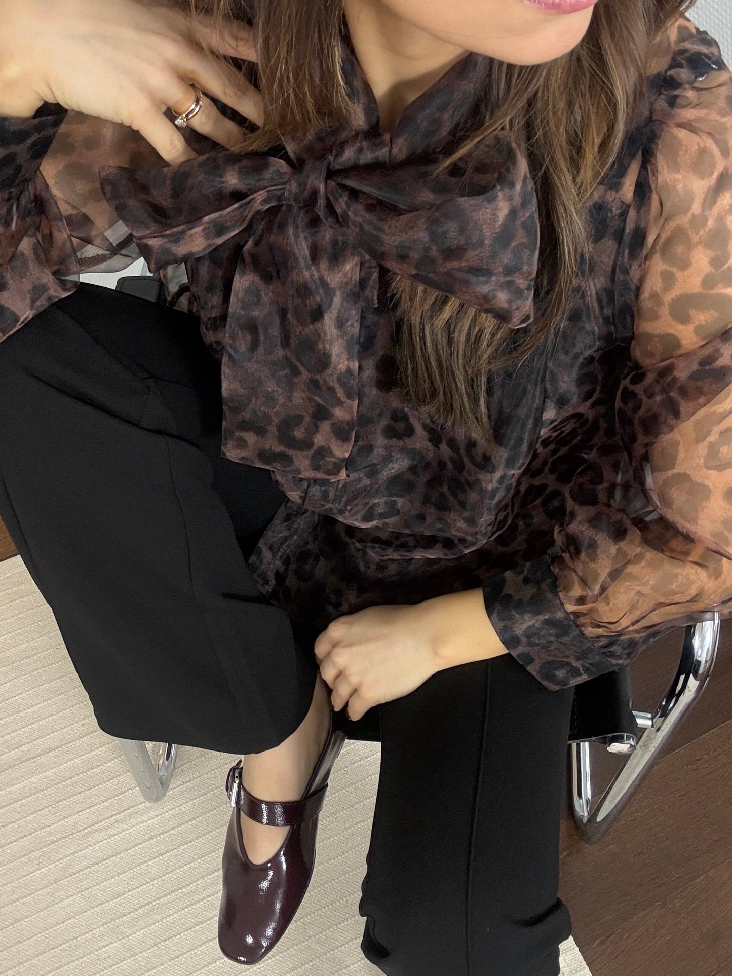 HELENE - CHEMISIER LEOPARD