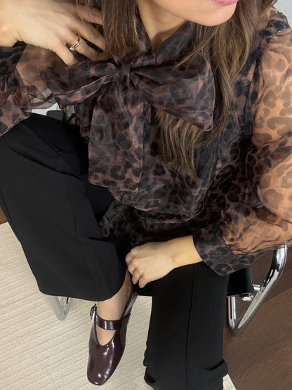 HELENE - CHEMISIER LEOPARD