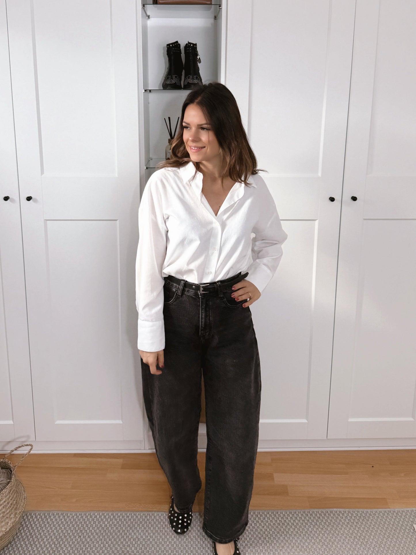 NOA BLANC - CHEMISE COUPE DROITE