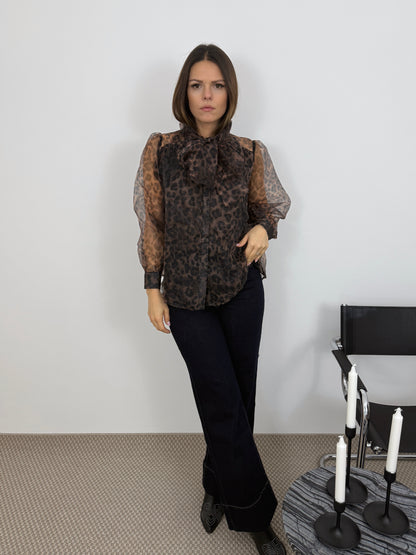 HELENE - CHEMISIER LEOPARD