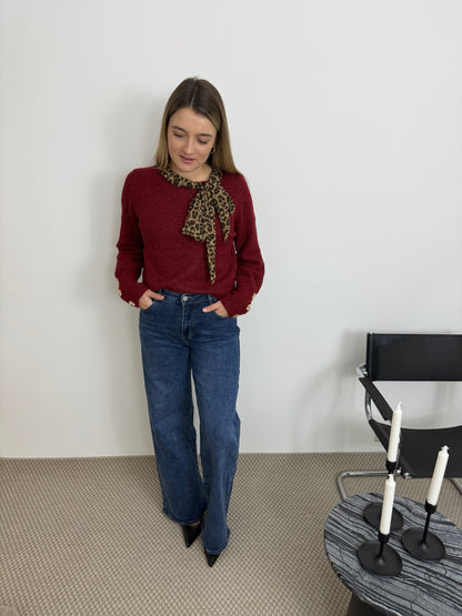 ALISON - JEAN WIDE LEG BLEU