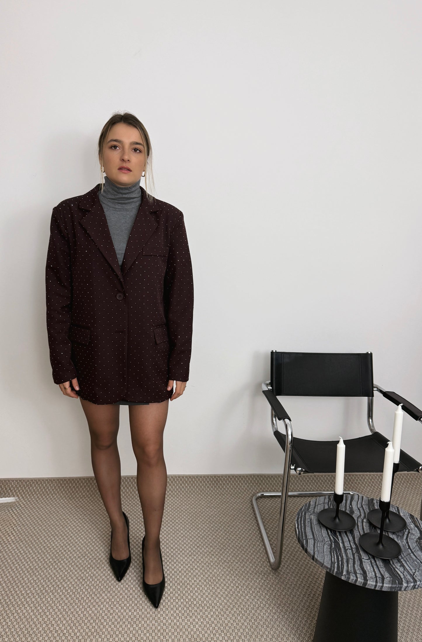 CHARLOTTE PRUNE - BLAZER STRASS