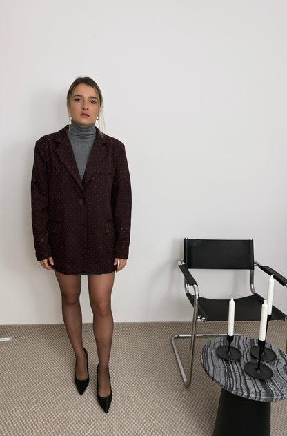 CHARLOTTE PRUNE - BLAZER STRASS