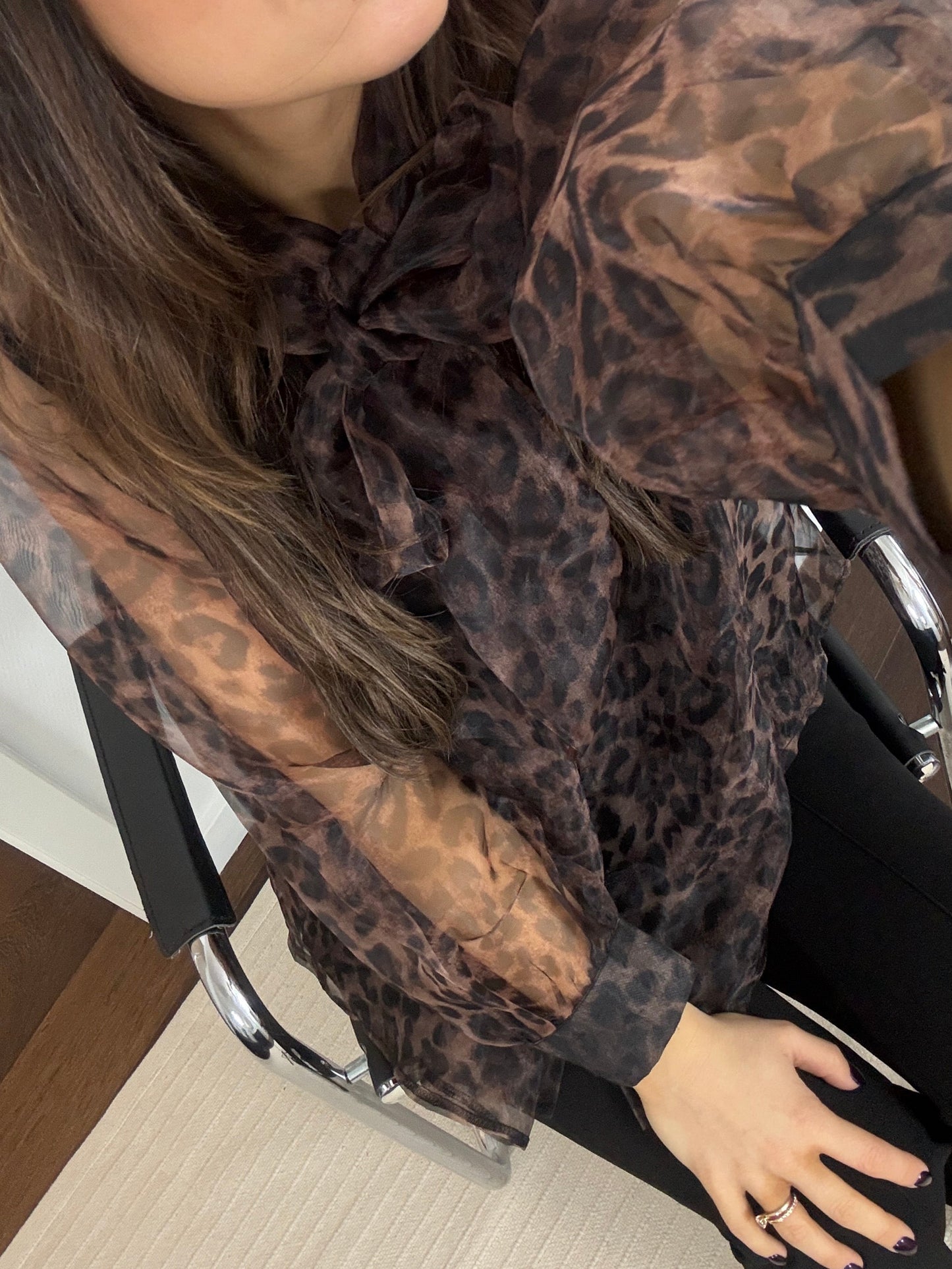 HELENE - CHEMISIER LEOPARD