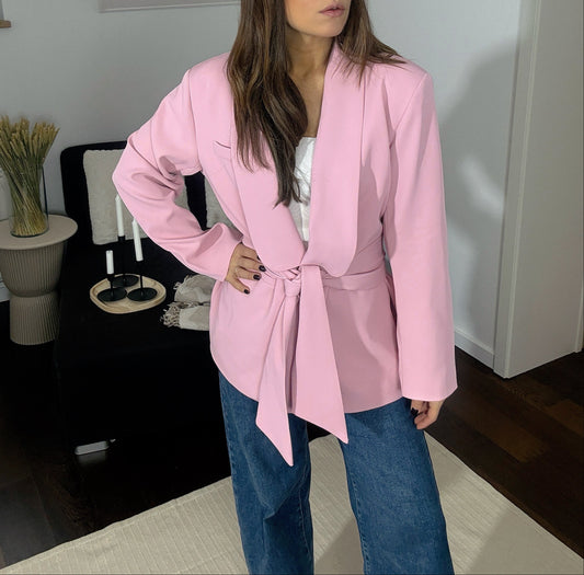 OLIVIA - BLAZER STRUCTURE ROSE
