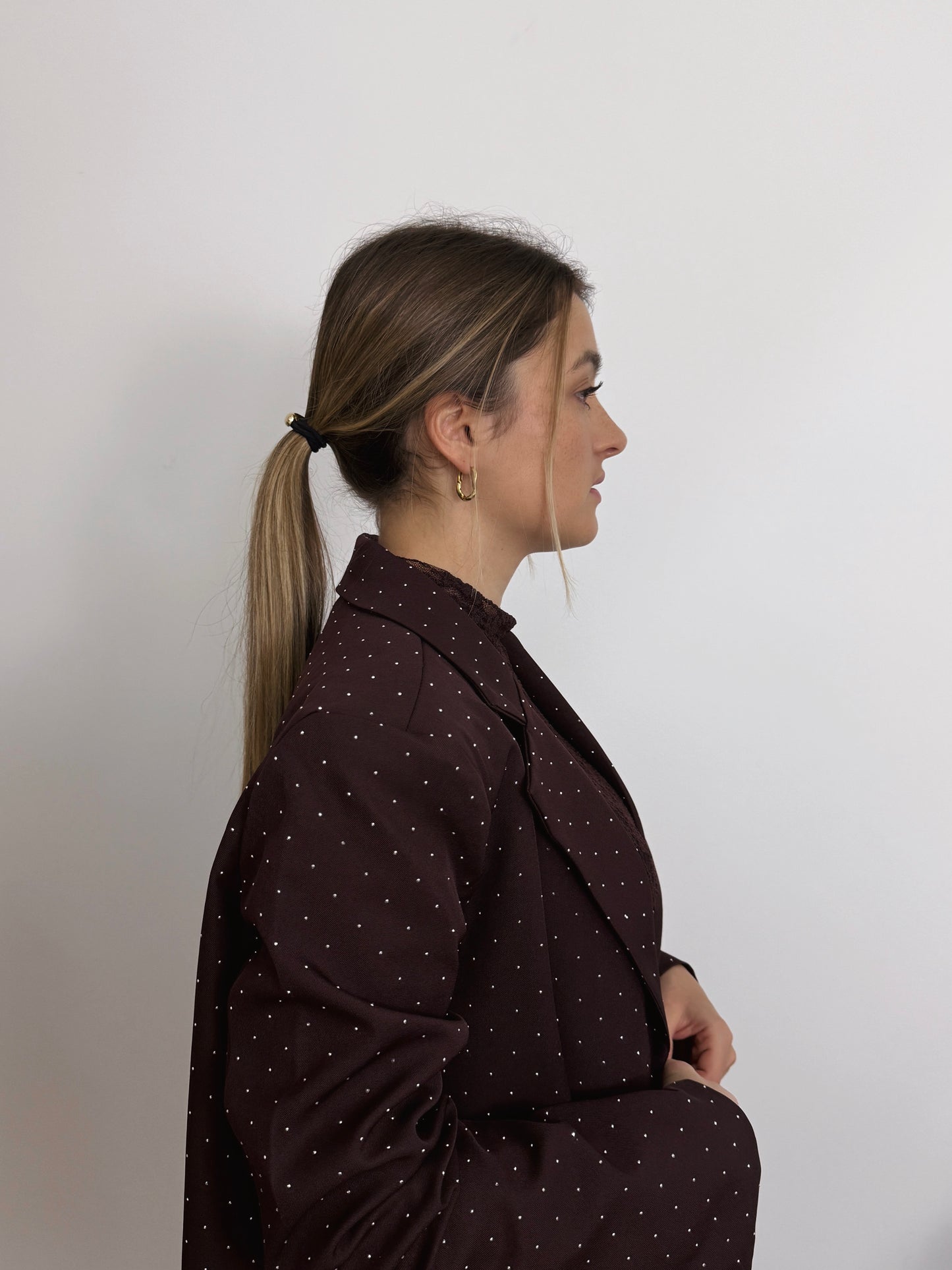 CHARLOTTE PRUNE - BLAZER STRASS