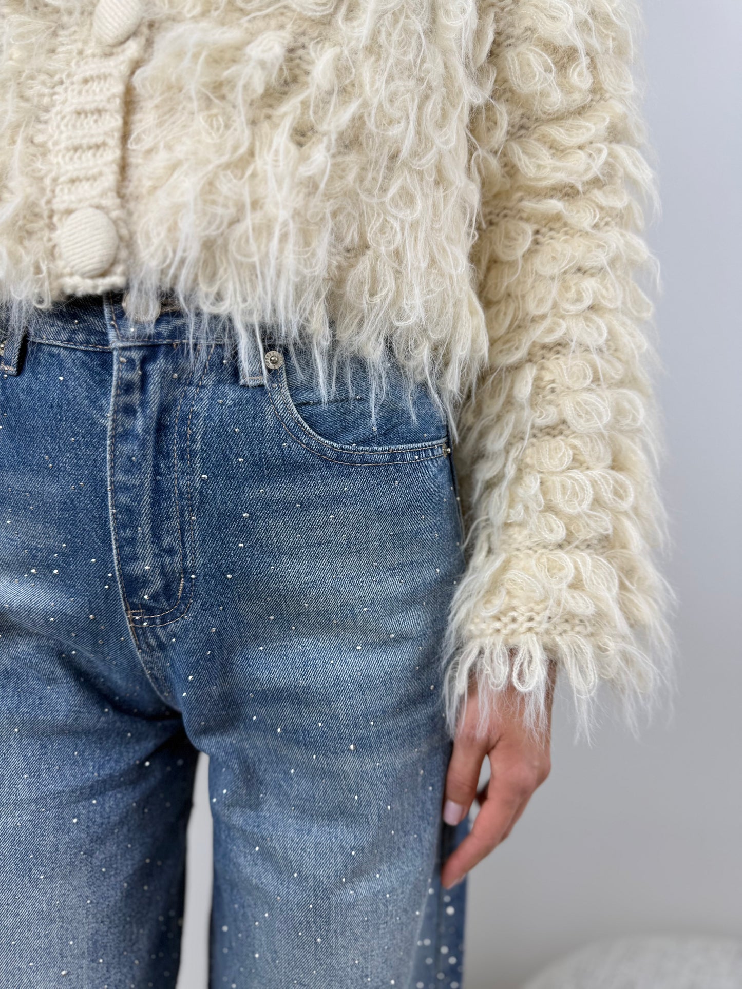 Détail Gilet Chiara & Jean Leonie