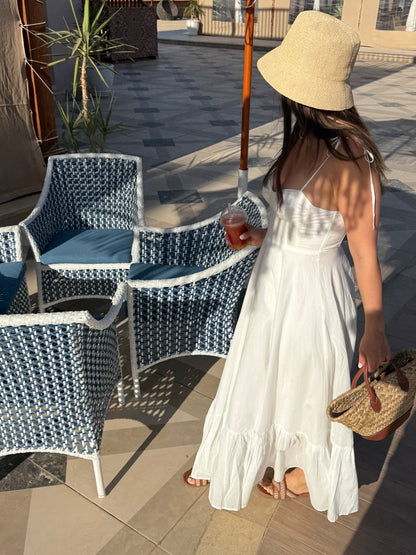 EGLANTINE - ROBE LONGUE BLANCHE