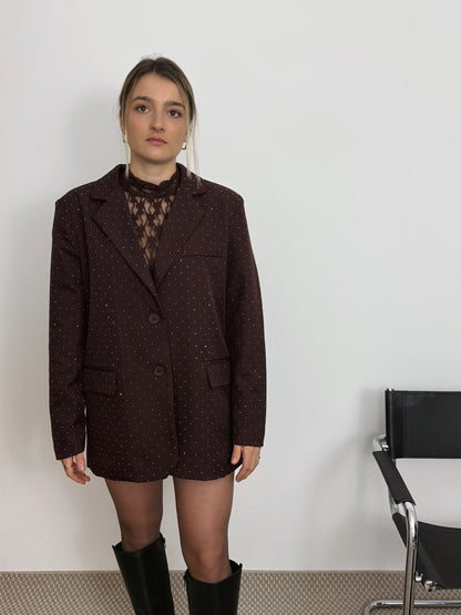 CHARLOTTE PRUNE - BLAZER STRASS