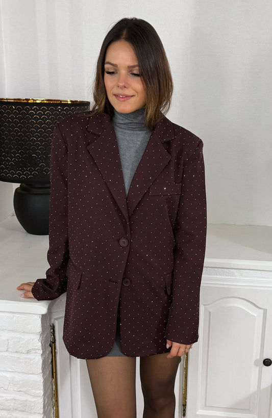CHARLOTTE PRUNE - BLAZER STRASS