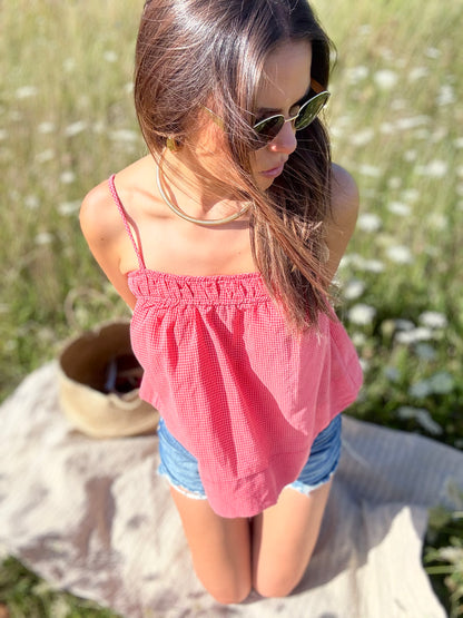 ROMY ROUGE - DEBARDEUR