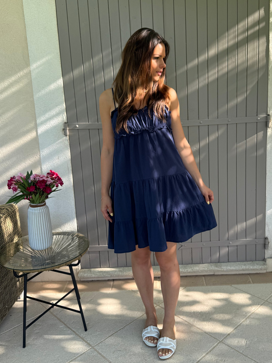 LUCIE BLEUE - ROBE FLUIDE